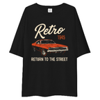 Unisex Retro Car Oversized T-shirt