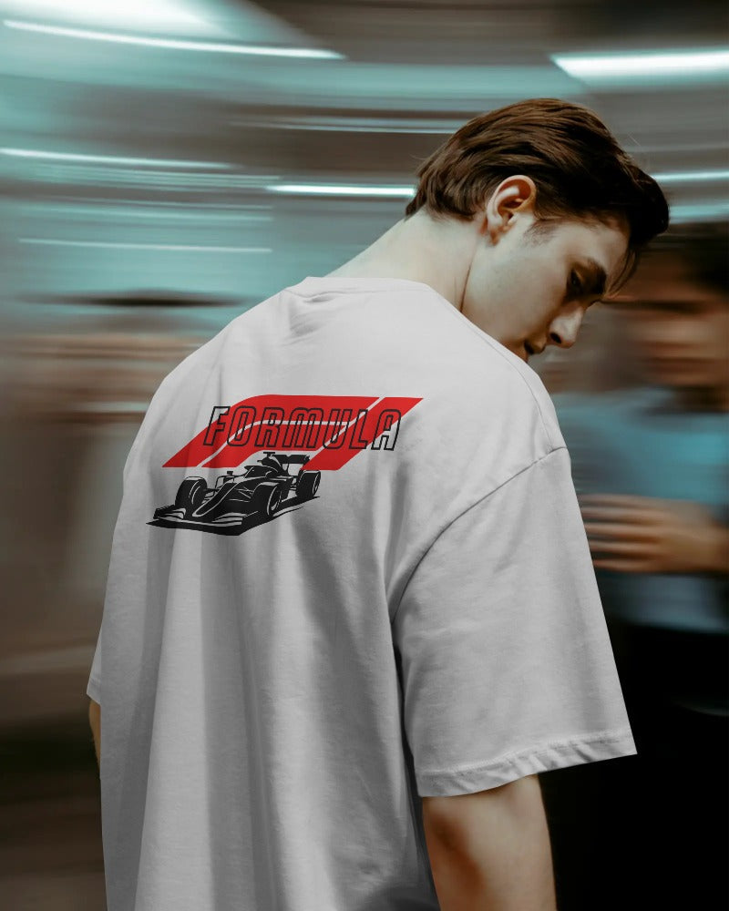 formula 1 oversized tee